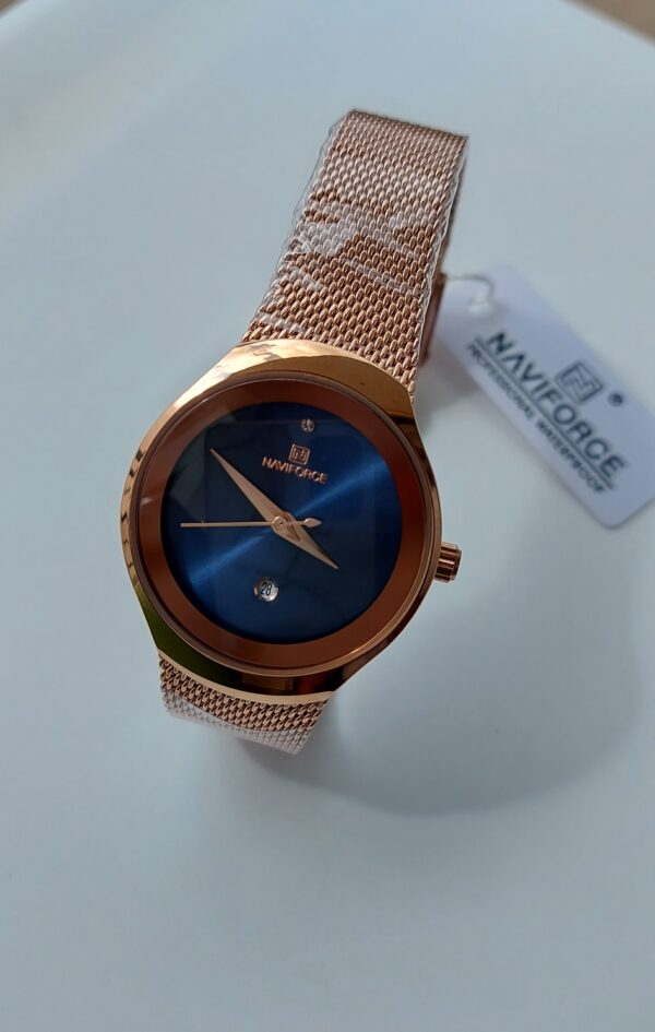 Rose Gold Navi Force watch